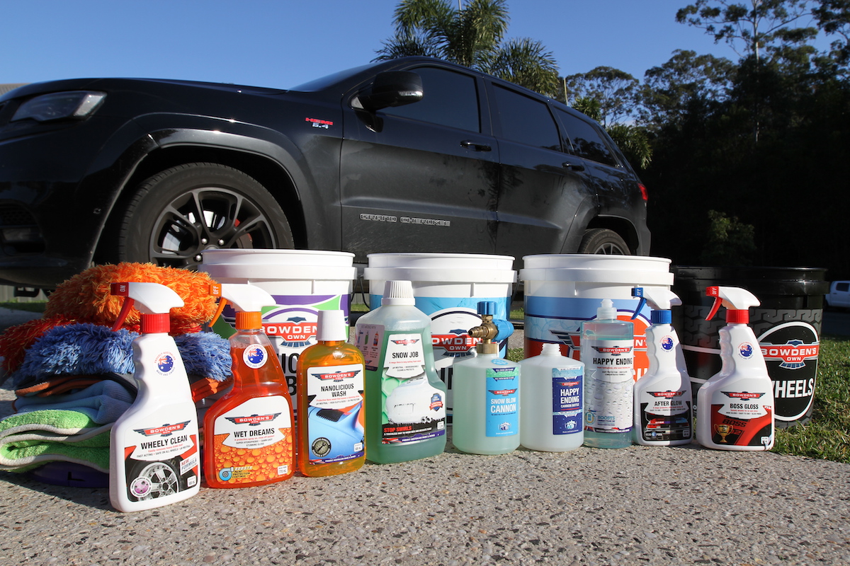 Using Bowden's Own detailing products on a ceramic coated car